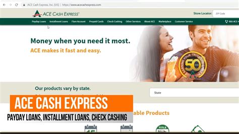 500 34th St S, St Petersburg, FL 33711. (727) 323-0252. View In-Store Rates. Get Directions. Are you in need of cash to cover an unexpected expense? Do you need to send money to a loved one or cash a check? ACE Cash Express in St Petersburg, Florida is here to help. We offer or make available a variety of financial products and services ...